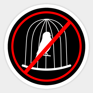 Freedom for Birds Sticker